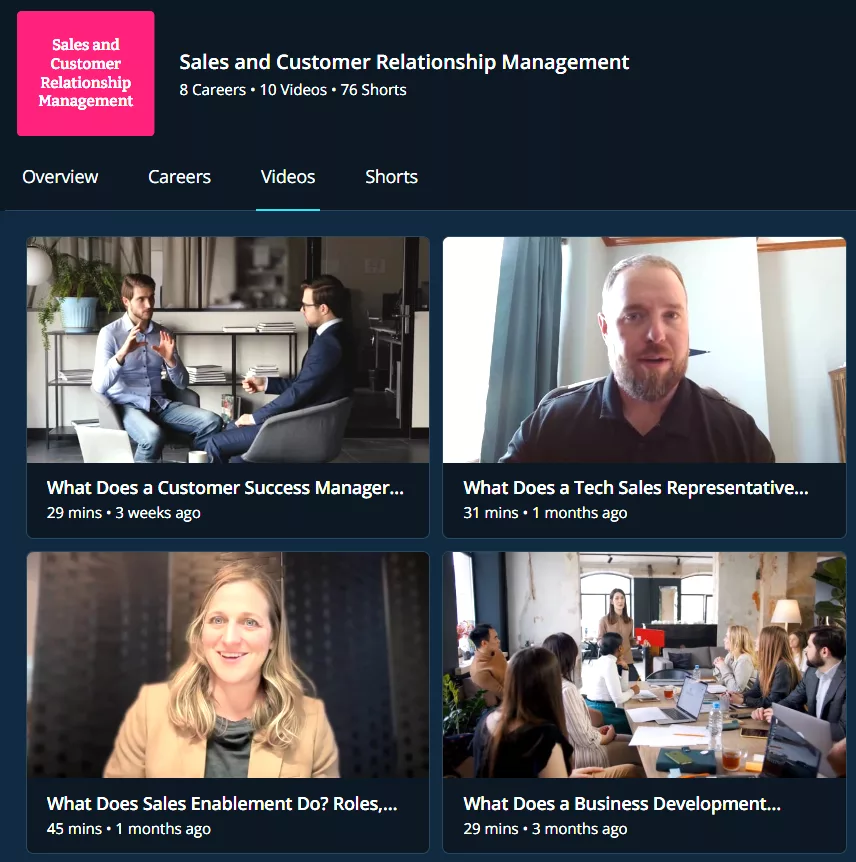 Sales and Customer Relationship Management Screenshot