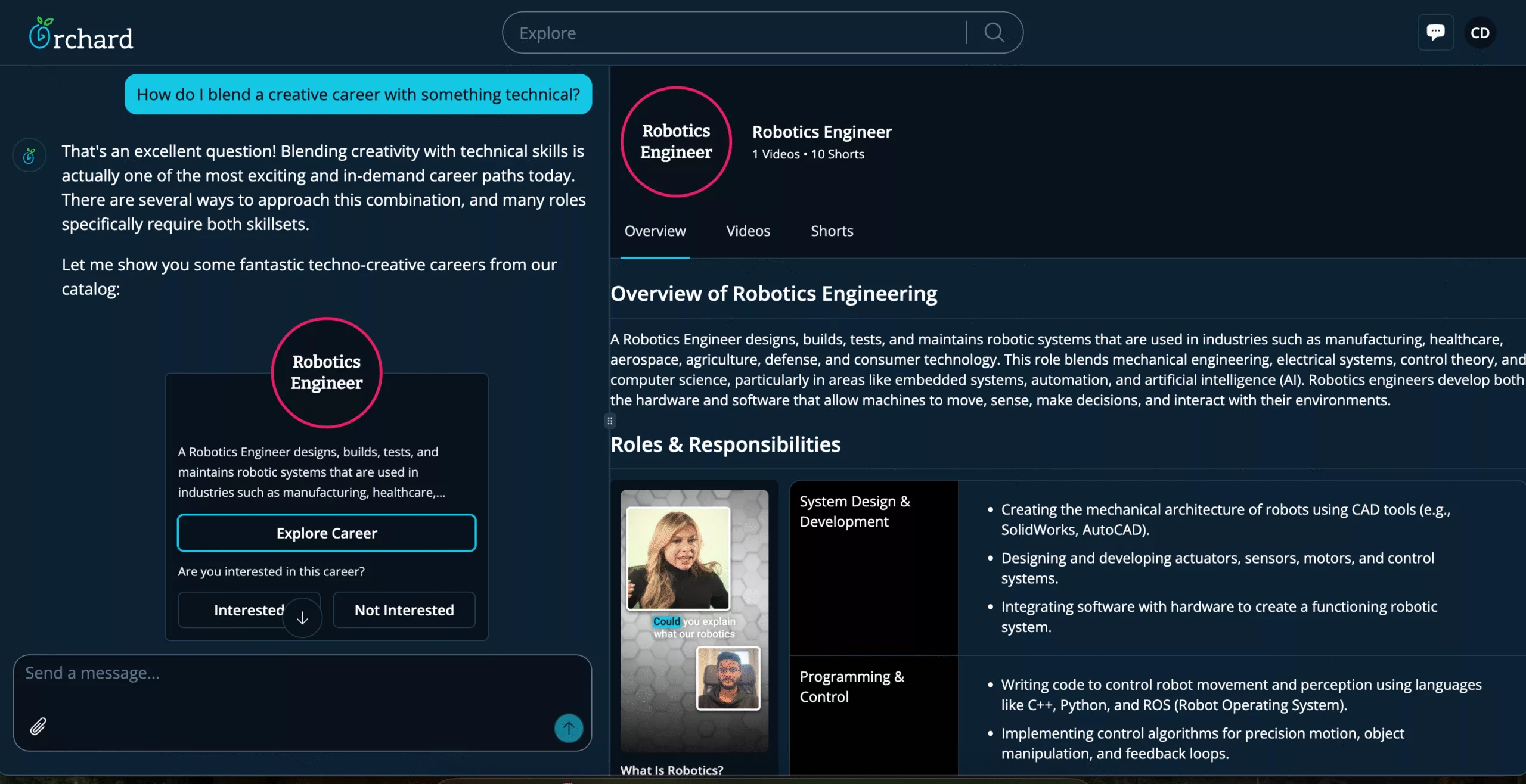 Orchard's AI career readiness software
