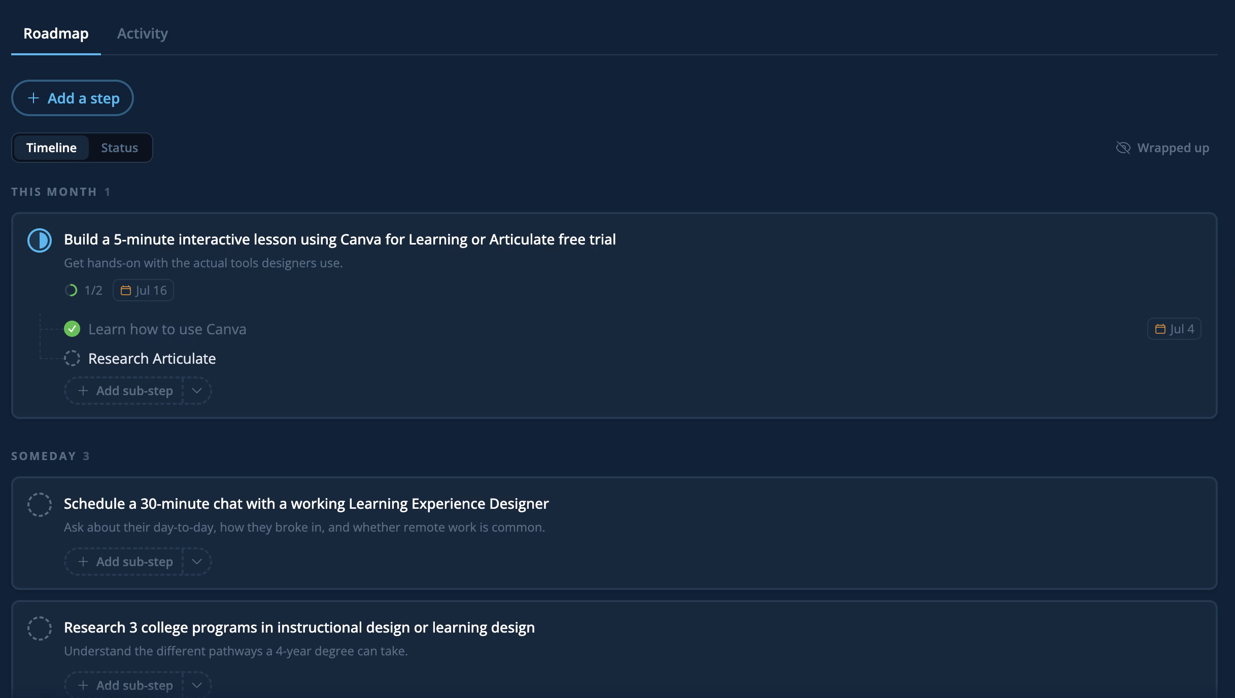Orchard - Action Plan Learning Experience Designer